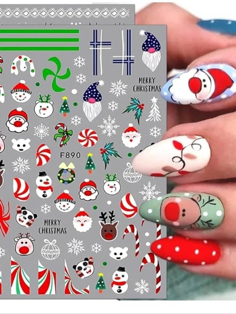 Trendy Self Adhesive Nails Art Transfer Sticker